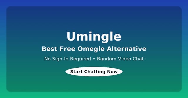 Umingle – Best Omegle Alternative & No Sign-In Video Chat